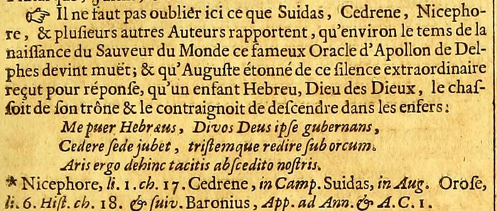 Recorte de Moréri: el oráculo de Delfos (O471)