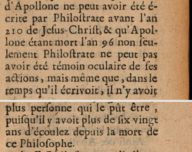Recorte de Du Pin: Apolonio de Tiana (O526)